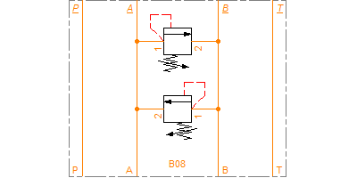 Modular element PU5-B08